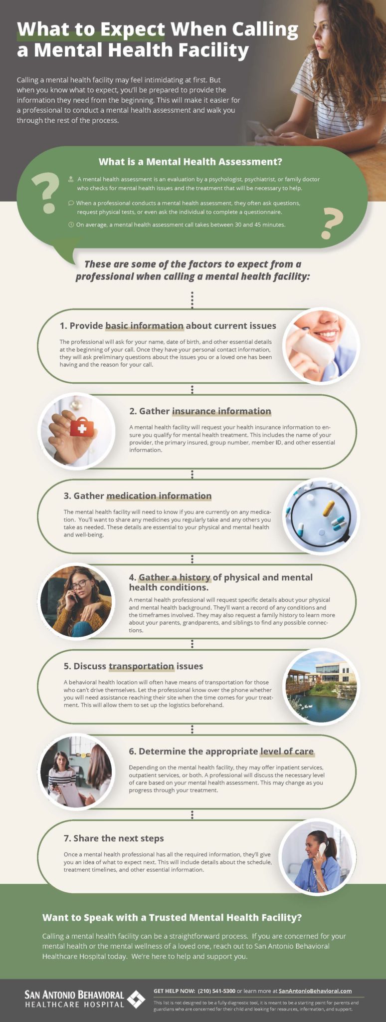 What to Expect When Calling a Mental Health Facility? - San Antonio ...